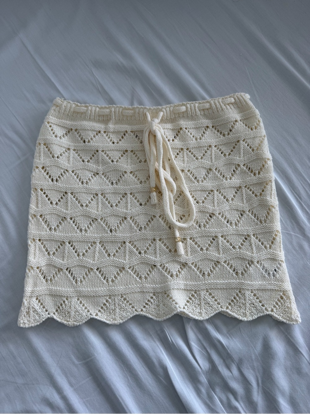 Bananhot Crochet Mini Skirt